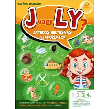 J vagy Ly? játékos helyesírási gyakorlatok 3-4. osztály