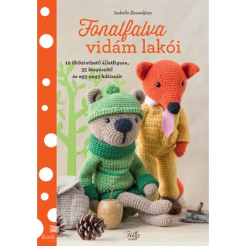 Fonalfalva vidám lakói- 12 öltöztethető állatfigura, 35 kiegészítő és egy nagy hátizsák