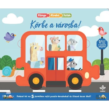 Körbe a városba! - Fedezd fel az 5 járműben rejlő puzzle-darabokat és illeszd össze őket!