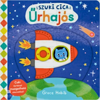 Szuki cica - Űrhajós- Cuki történet mozgatható elemekkel