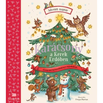 Karácsony a Kerek Erdőben- Ünnepváró harmonikakönyv hajtókákkal - Adventi naptár