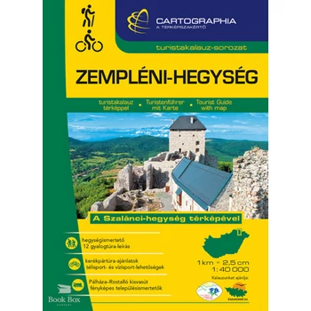 Zempléni-hegység turistakalauz - 1:40000 - 2023 kiadás - A Szalánci-hegység térképével