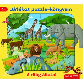 Játékos puzzle-könyvem: A világ állatai