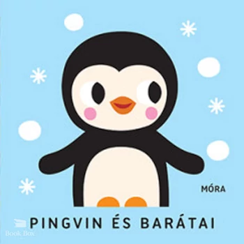 Pingvin és barátai- Zörgő textilkönyv rágókával