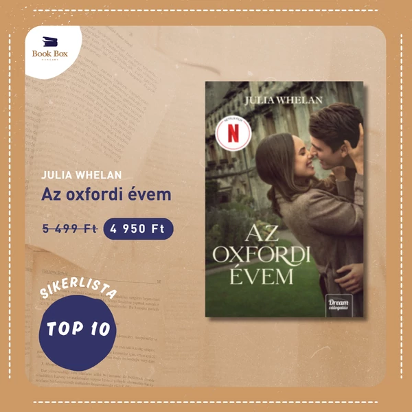 Az oxfordi évem - Filmes borítóval