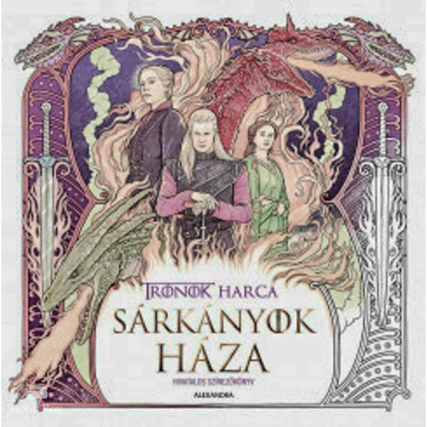 Sárkányok háza - Hivatalos színezőkönyv