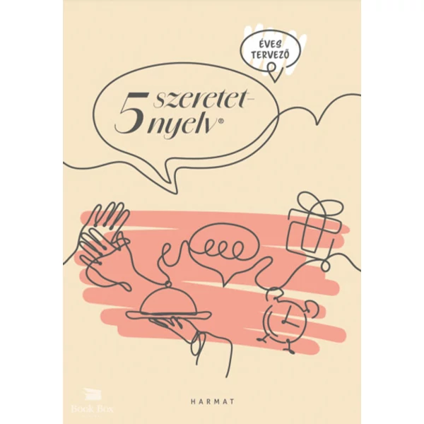 5 szeretetnyelv - Éves tervező - bézs