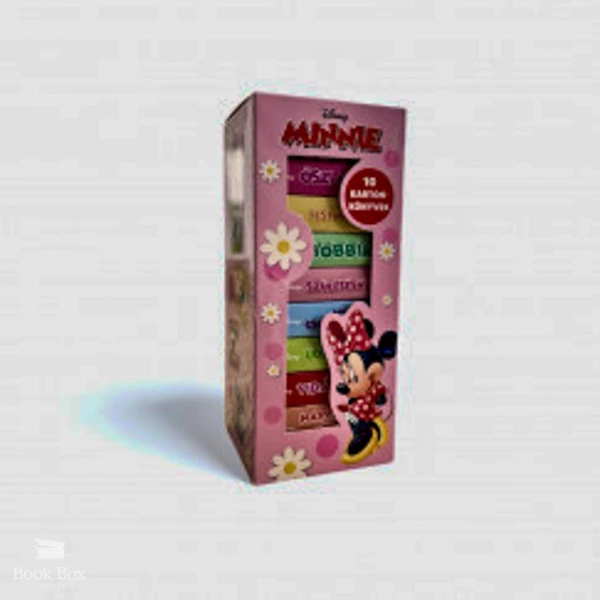 Disney Minnie - 10 kartonkönyv- 10 db lapozó díszdobozban