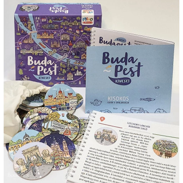 Budapest kincsei - Ismeretterjesztő zsebkönyv & műemlékpárosító memória