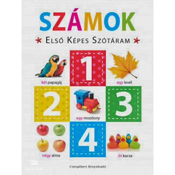 Számok - Első képes szótáram- Szivacskönyv