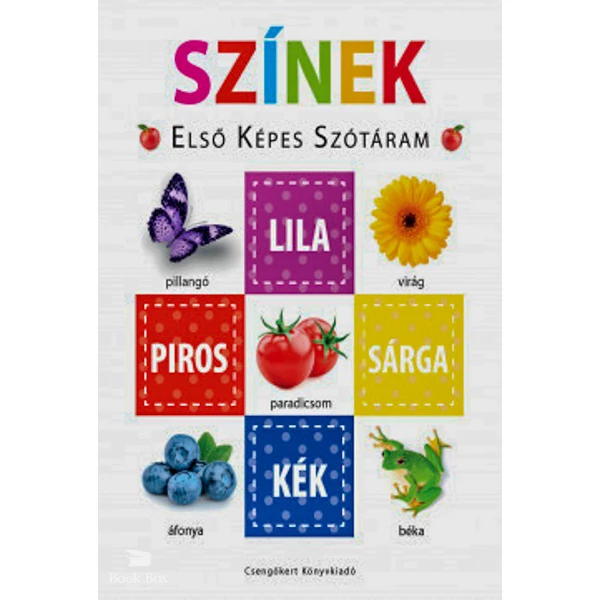 Színek - Első képes szótáram- Szivacskönyv