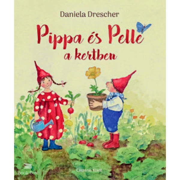Pippa és Pelle a kertben