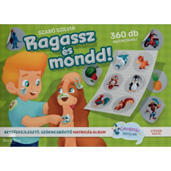 Ragassz és mondd!- Beszédfejlesztő, szónkincsbővítő matricás album