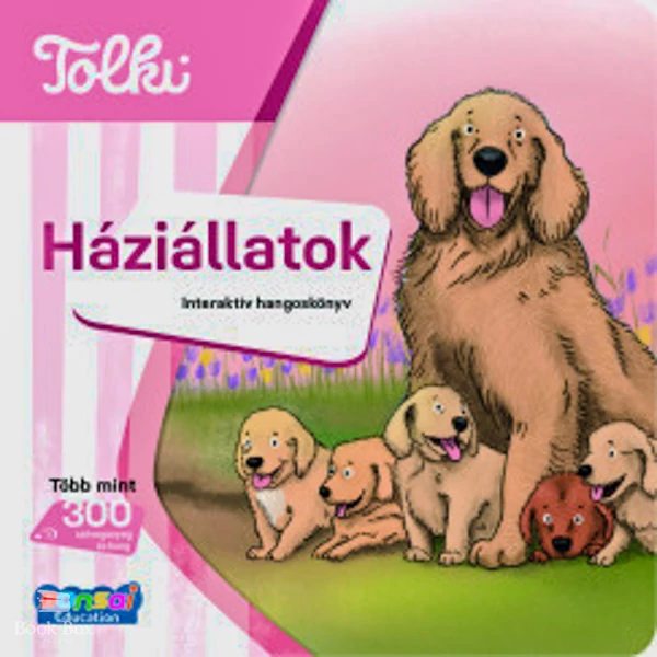 Tolki Hangos könyv - Háziállatok- Interaktív hangoskönyv