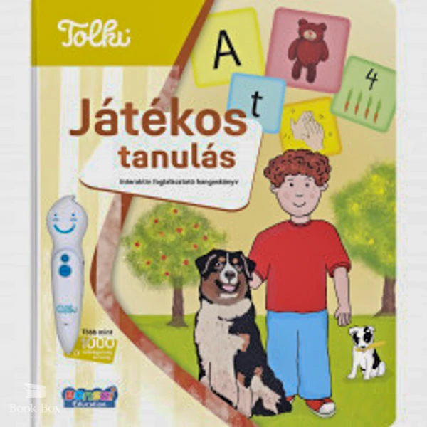 Tolki Hangos könyv - Játékos tanulás- Interaktív foglalkoztató hangoskönyv