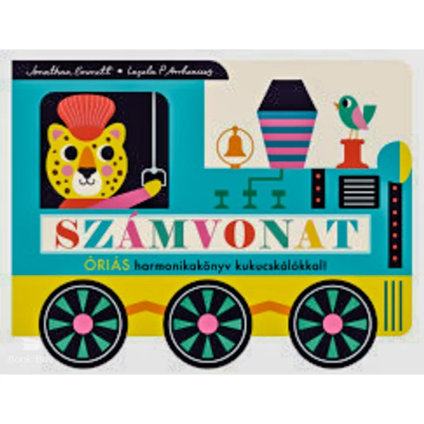 Számvonat- Óriás harmonikakönyv kukucskálókkal!
