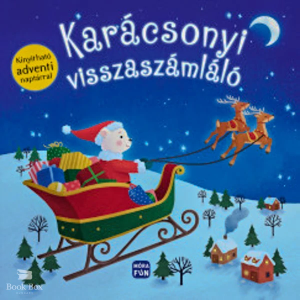 Karácsonyi visszaszámláló- Kinyitható adventi naptárral!