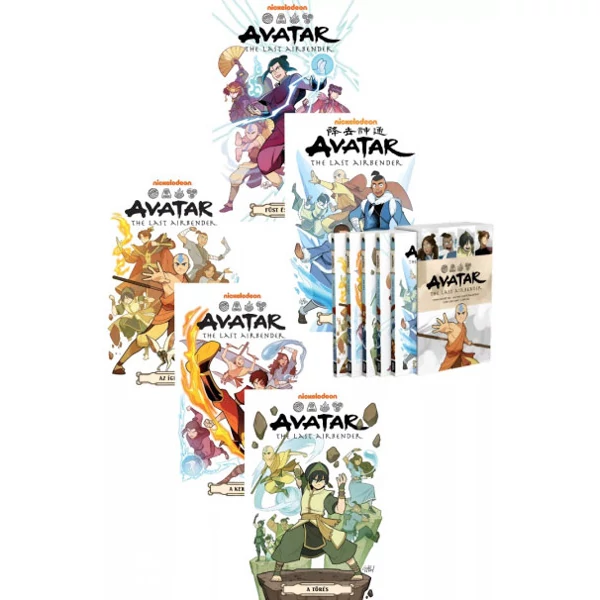AVATAR - Aang legendája 1-5. (képregény) + Díszdoboz