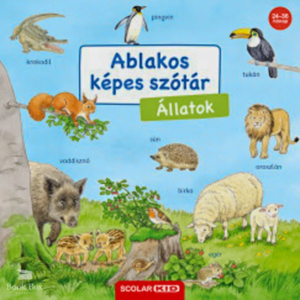 Ablakos képes szótár - Állatok