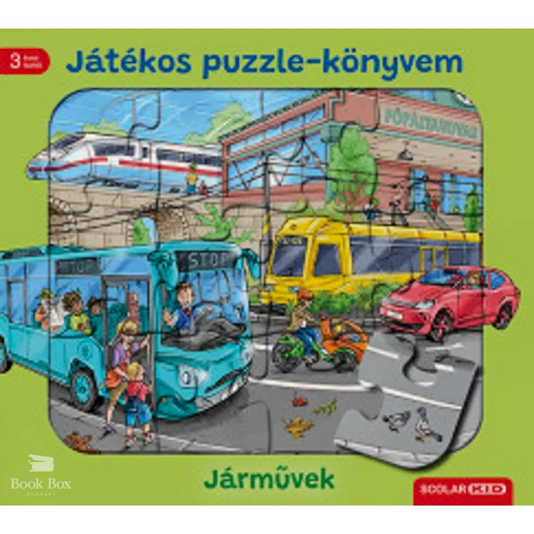 Játékos puzzle-könyvem: Járművek