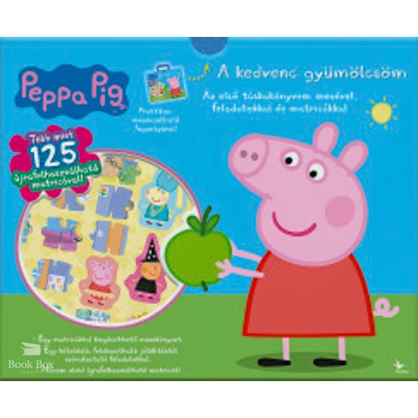 Peppa malac: A kedvenc gyümölcsöm - Táskakönyv- Az első táskakönyvem mesével, feladatokkal és matricákkal