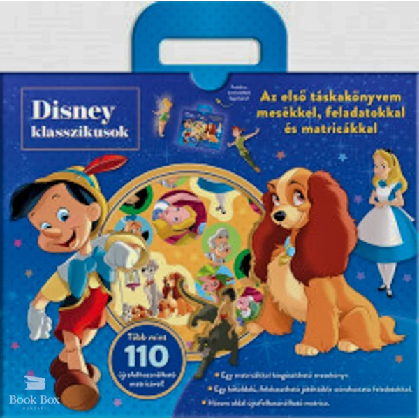 Disney Klasszikusok - Táskakönyv- Az első táskakönyvem mesékkel, feladatokkal és matricákkal