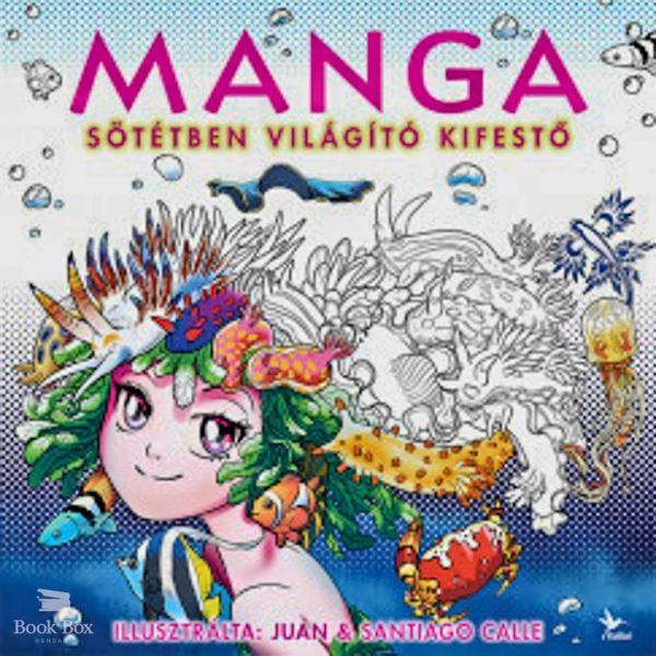 Manga - Sötétben világító kifestő
