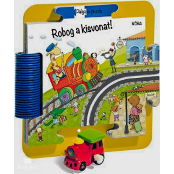 Pálya és puzzle - Robog a kisvonat!