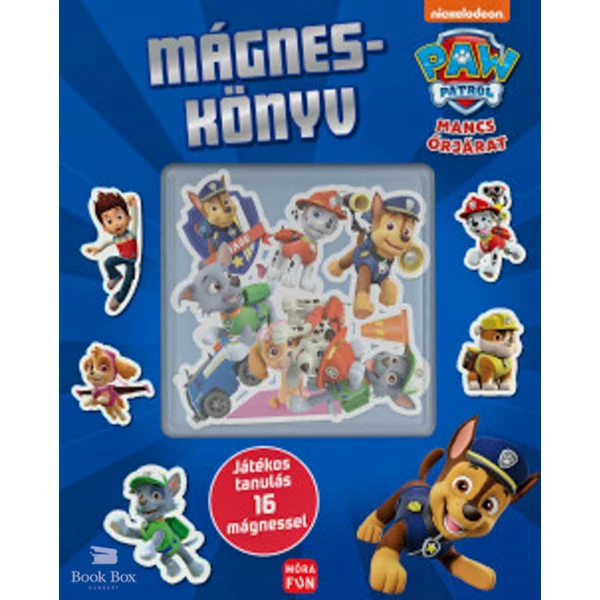 Mancs Őrjárat - Mágneskönyv- Játékos tanulás 16 mágnessel