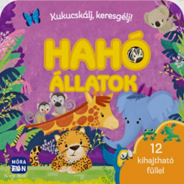 Kukucskálj, keresgélj! - Hahó, állatok- 12 kihajtható füllel