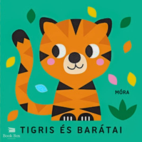 Tigris és barátai- Zörgő textilkönyv rágókával