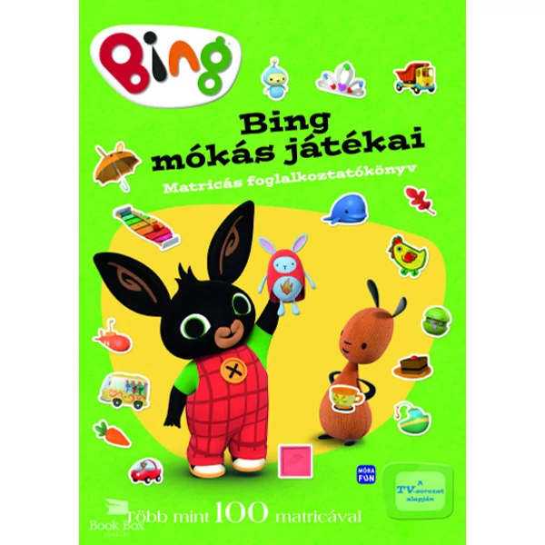 Bing mókás játékai  - Matricás foglalkoztató
