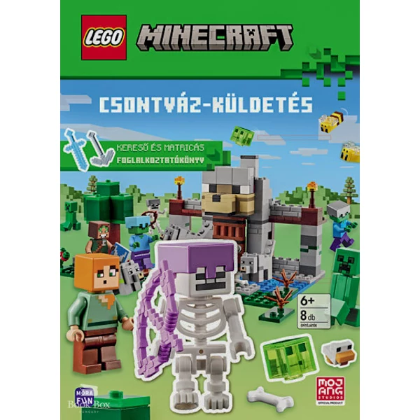 Lego Minecraft - Csontváz-küldetés- Kereső és matricás foglalkoztatókönyv
