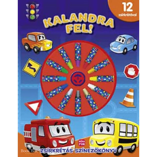 Kalandra fel! Zsírkrétás színezőkönyv