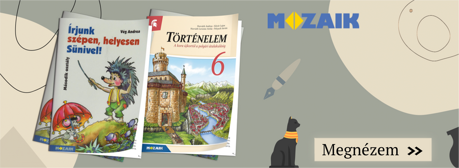 Mozaik Kiadó tankönyvek a Book Box Hungary kínálatában